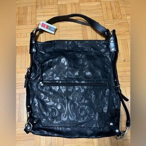 James Michael brooks leather bag